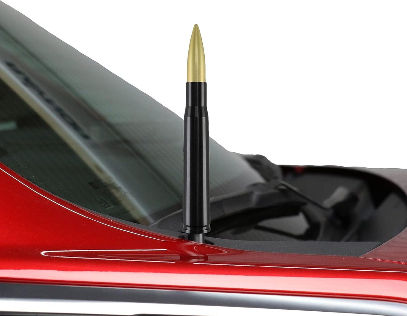 Votex 50 Caliber Black with Gold Bullet Aluminum Antenna