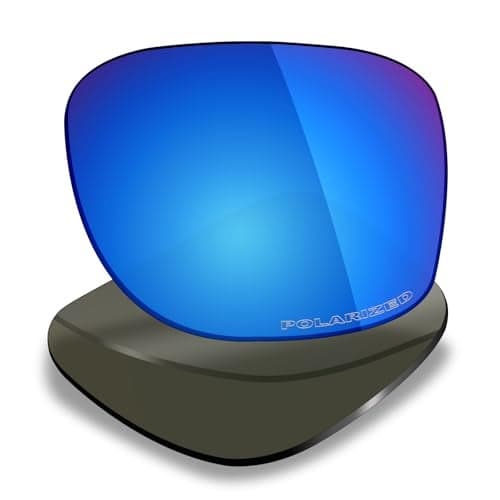 Mryok Ultra Polarized Replacement Lenses for Oakley Holbrook Metal OO4123 55mm Sunglasses, HD Polarized, UV Protection, Impact Resistant & Perfectly Fit - Ice Blue