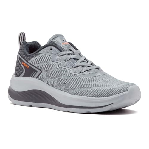 Campus Men's L Grey/D Grey Running Shoes - 7UK/India 1 Pair