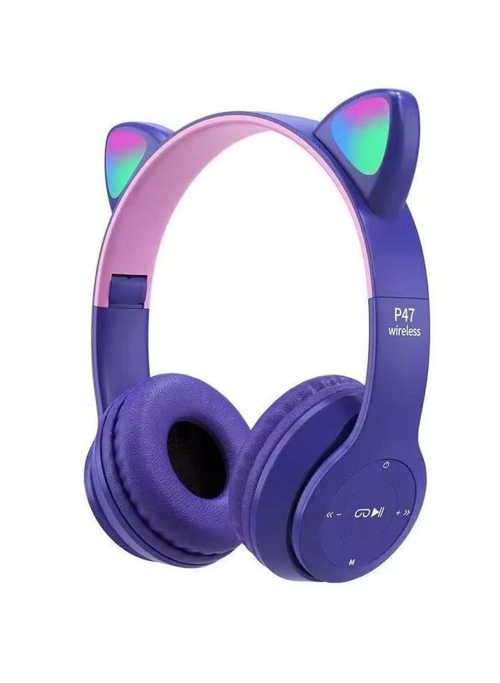Cat Ear Bluetooth Wireless Headphones