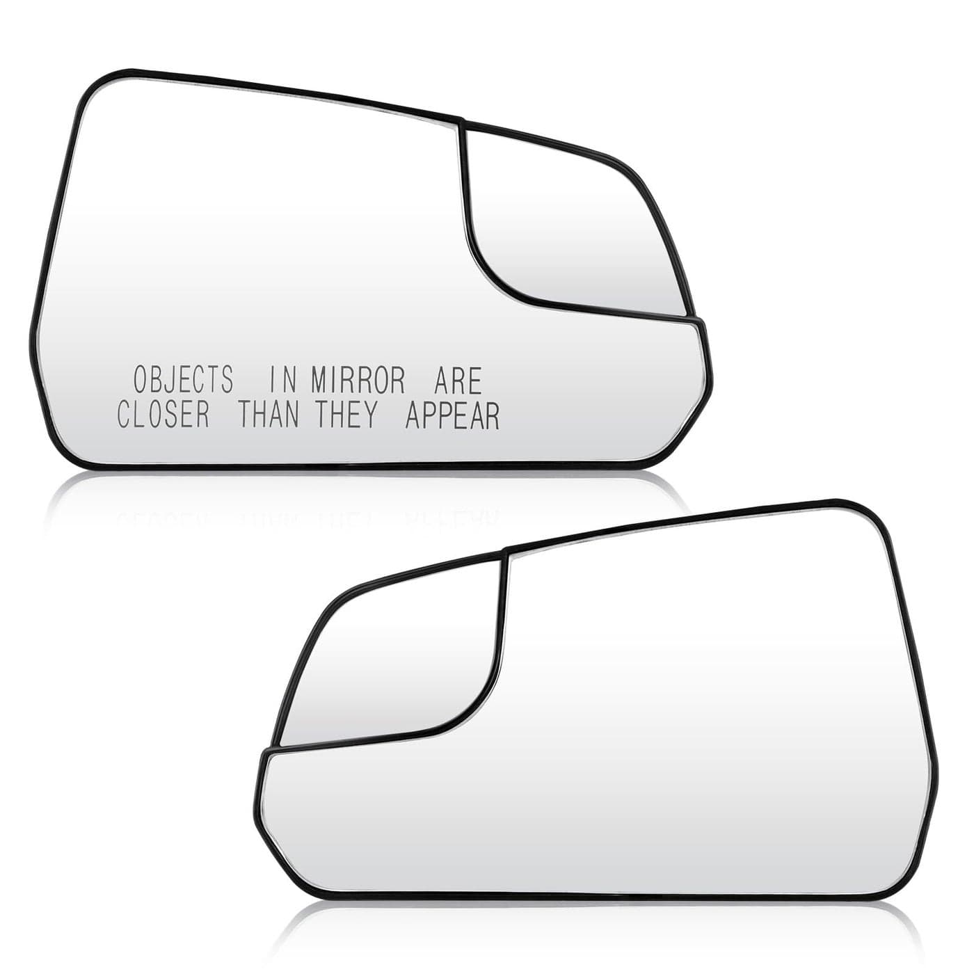 Left Driver Right Passenger Side Mirror Glass Replacement Compatible with Ford Mustang 2015 2016 2017 2018 2019 2020 Replace FR3Z17K707T FR3Z17K707Q