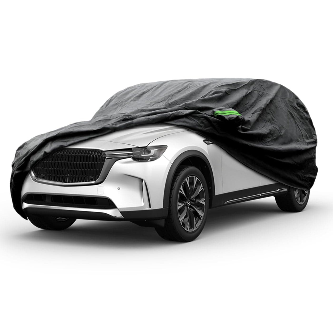 Proadsy 2025 Upgrade Car Cover Custom Fit for 2024 2025 Mazda CX90 Waterproof All Weather for Automobiles Full Exterior Cover Rain Snow Sun Protector Indoor Outdoor Car Cover