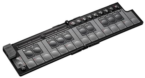 Korg nanoKEY Fold 25Key Foldable MIDI Keyboard Controller with USBC and TRSMIDI Black