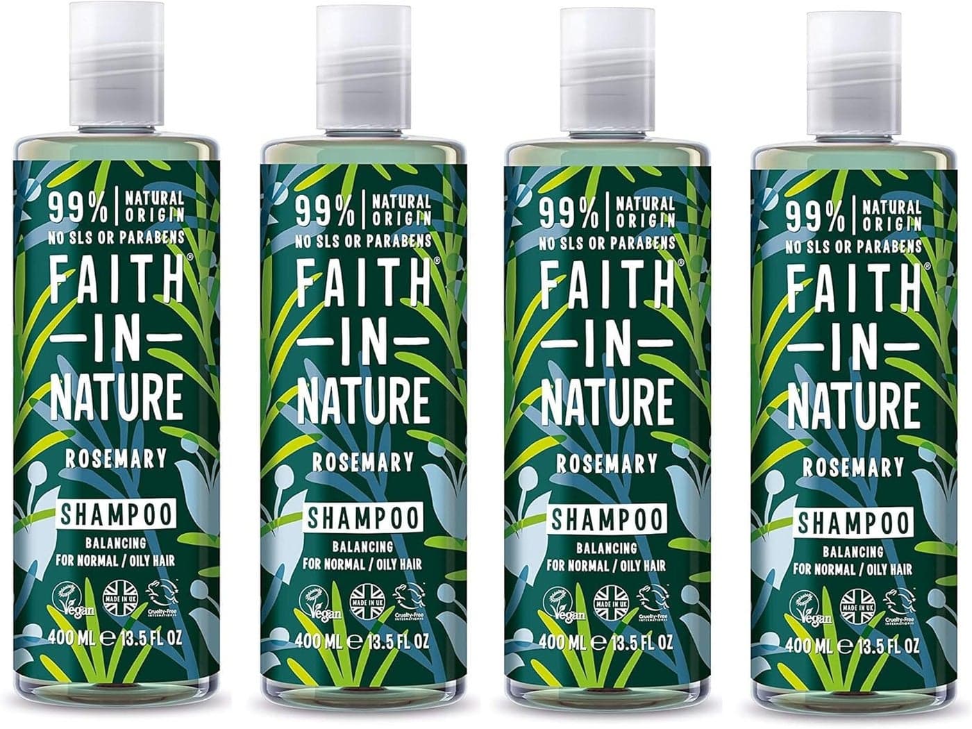 Faith Rosemary Shampoo 4 x 400ml