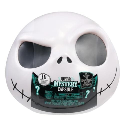 Disney Tim Burtons The Nightmare Before Christmas Jumbo Mystery Capsule 10 Surprises Inside Easter Basket Stuffers by Just Play