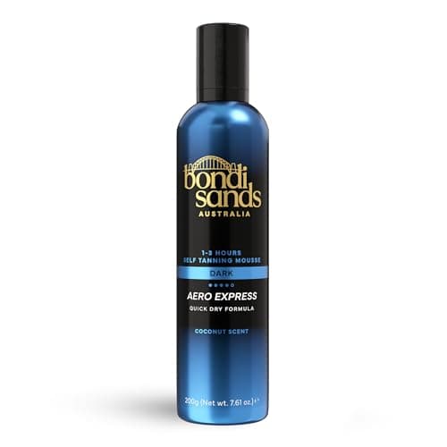 Bondi Sands Aero 1Hour Express Self Tanning Foam Lightweight Coconut Tanning Foam Quickly Provides a Healthy Flawless Bronzed Glow 761 fl oz225 mL