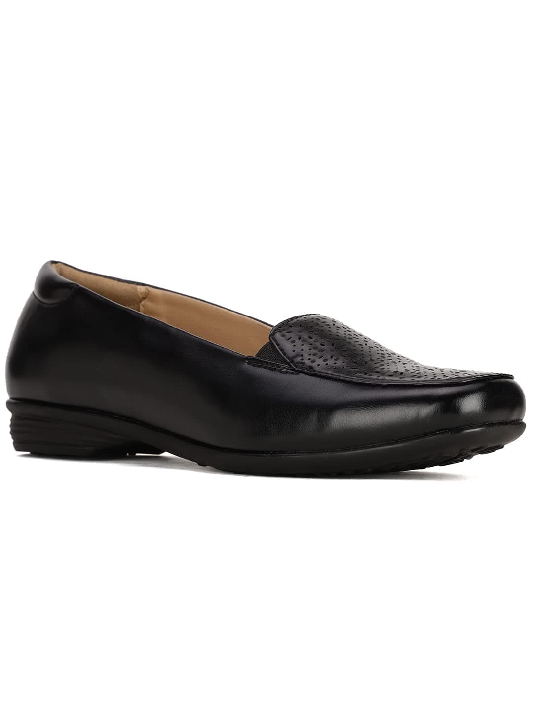 Bata Women's Leon Black Loafer's - 8 UK (5516808)