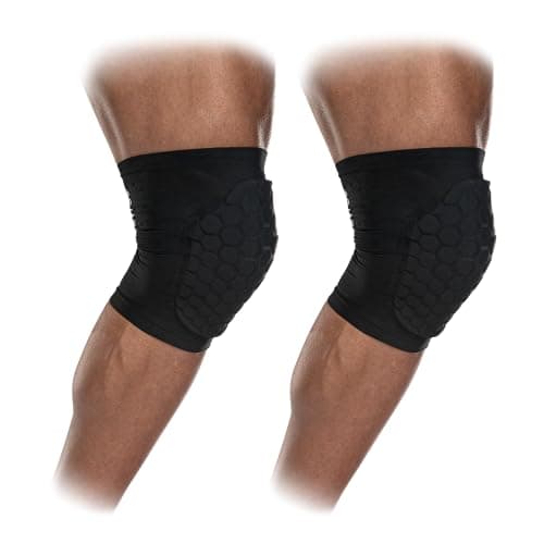 McDavid Moisture Wicking HEX Technology Knee Sleeves for Women/Men, Elbows & Shins Protection, Hex Pads