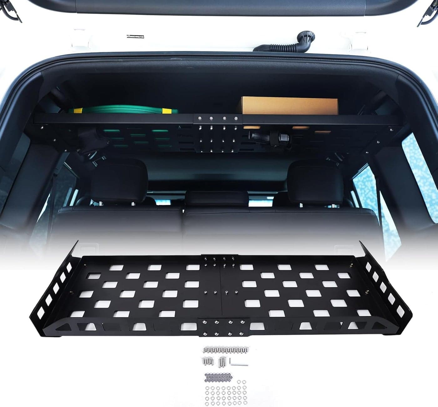 Heutamo Rear Trunk Cargo Racks Basket Shelf for Toyota Land Cruiser Prado 250 J250 LC250 2024 2025