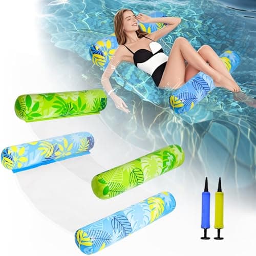 CLPCLP Inflatable Pool Floats Adult2 Pack MultiPurpose Pool Float Water HammockPool Float ChairSwimming Pool RaftPool Hammock Floaties for Adults Beach Vacation Essentials