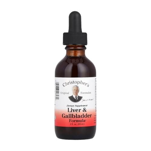 Christophers Original Formulas Liver Gallbladder Formula Herbal Supplement for Detox Digestive Support 2 fl oz