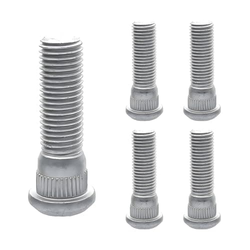 BELOMI 5PCS Car Wheel Studs, M12x1.5 48mm Long Extended Vehicle Wheel Steel Lug Bolts, OEM#610-266 90942-02049 Wheel Lug Stud, Auto Accessories Fit OEM#610-266 90942-02049 GS430 LS400 RX330