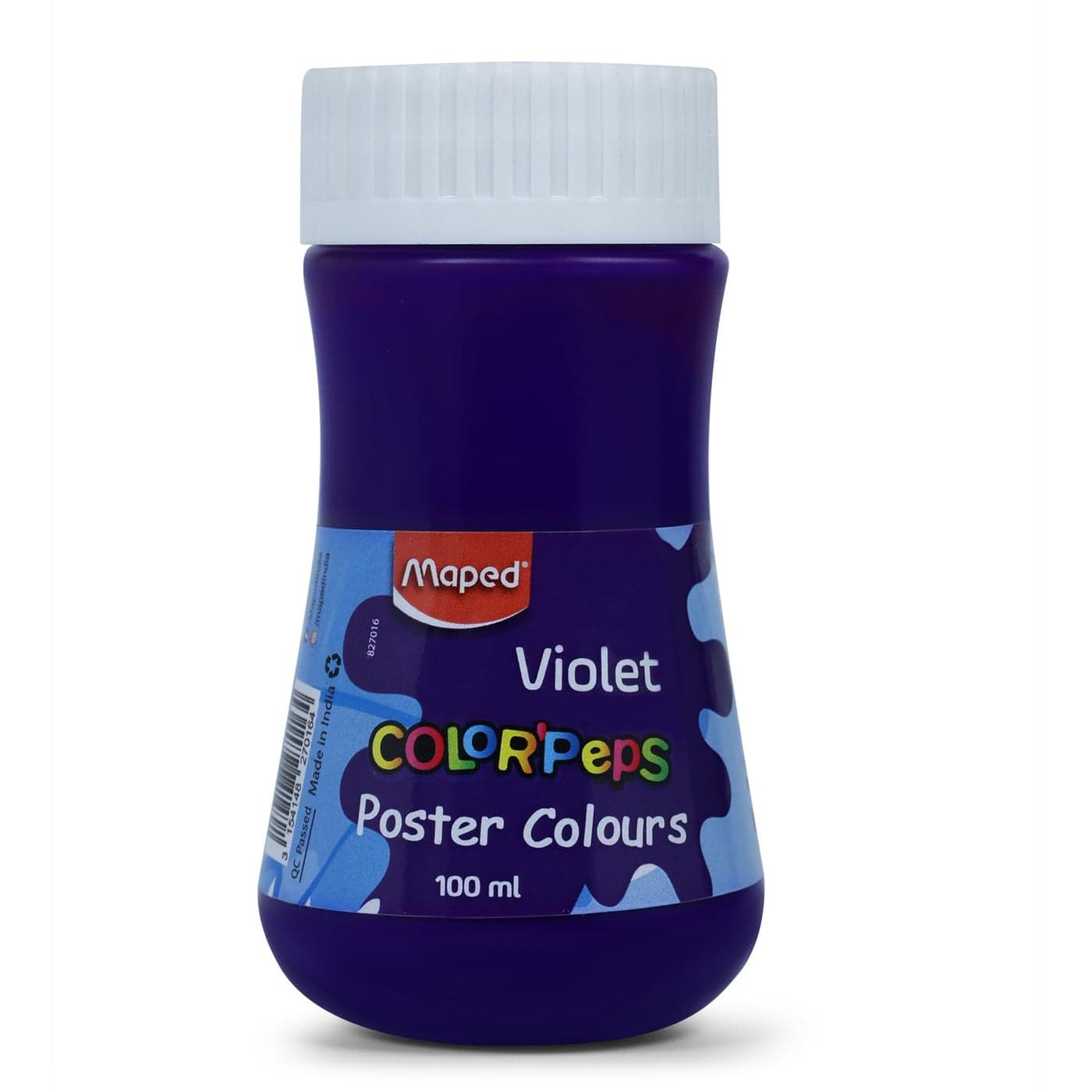 MAPED Poster Colour 100ML- Violet|Poster Colour|Vibrant and Rich Colour|Safe and Non-Toxic|High -Grade Colour |Leak Proof Safety|Quality Product|Easy to Use|Ideal for Artistic and Children