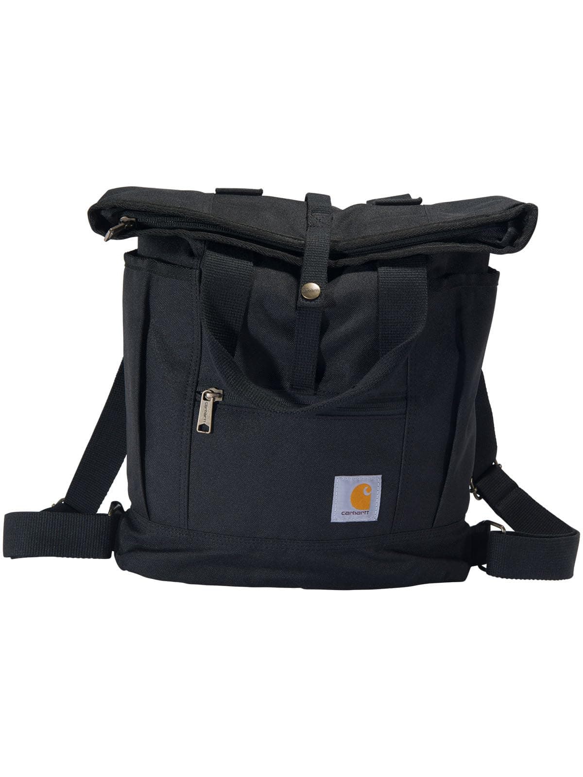 Carhartt Convertible Backpack Tote Durable Tote Bag with Adjustable Backpack Straps and Laptop Sleeve Black