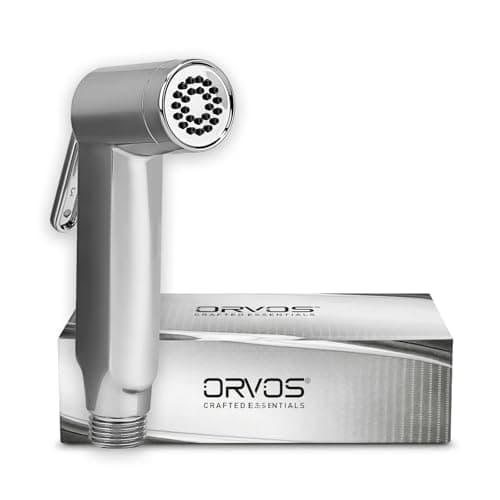 Orvos Health Faucet, Touch Clean nozzles, ABS Outer Body with Brass pin, Gun only, Jet Spray for high end Luxury Toilets