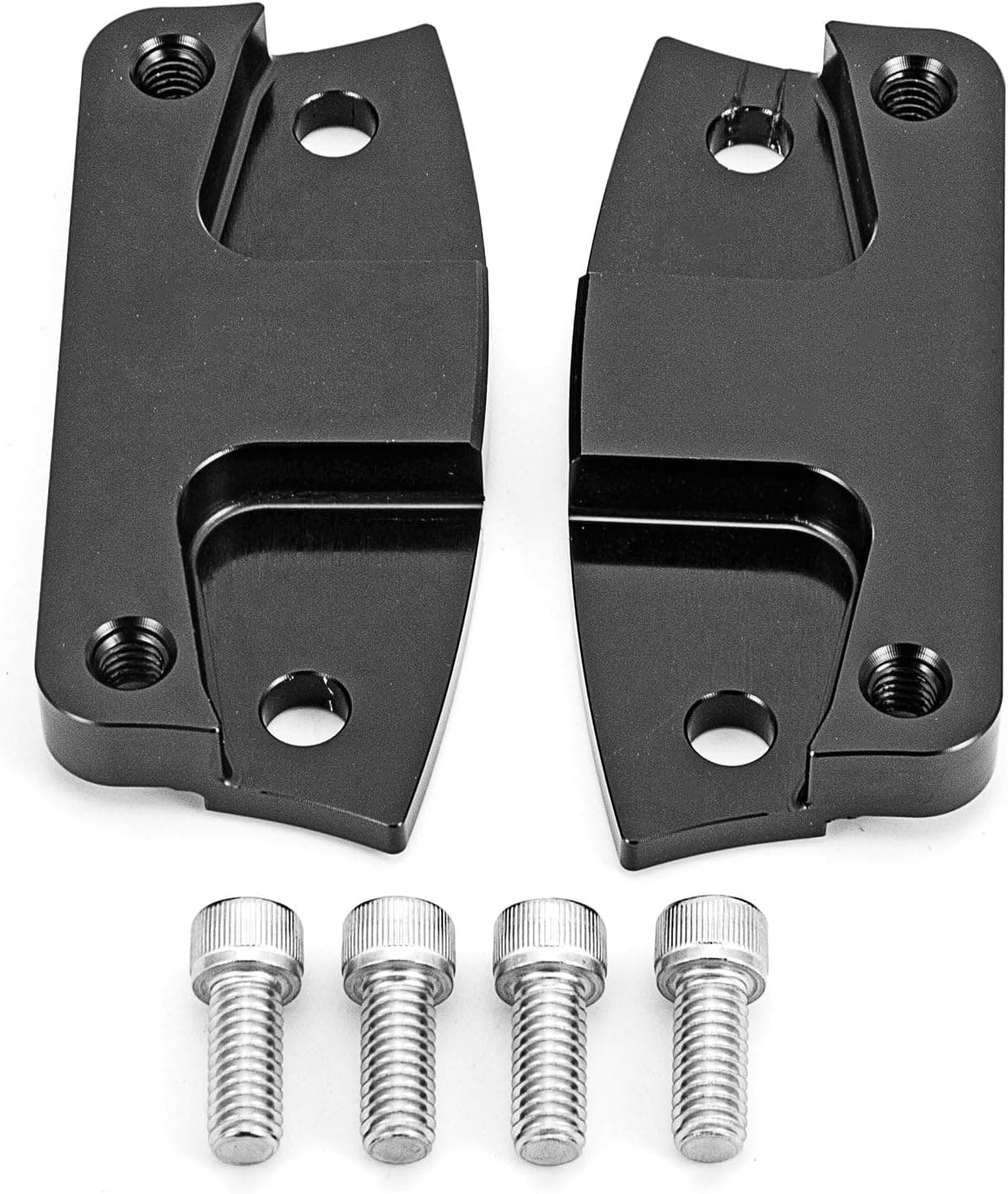 WSays Front Fender Spacer Lift Risers Bracket for 21" Wheel Harley Touring Models 2014-2022