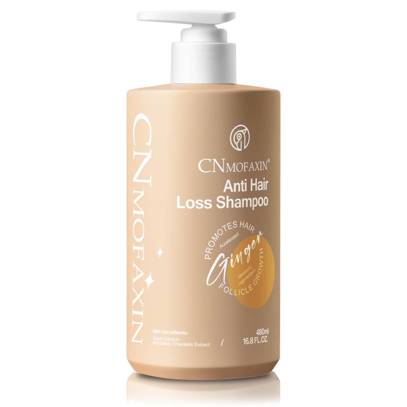 Anti Hair Loss ShampooNourishing Hair Growth Ginger Shampoo for Men Women Volumizing Hair Regrowth Treatment infused with Herbal Essences Rose Castor Oil 168 fl oz