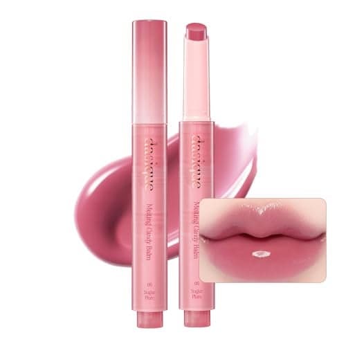 Dasique Melting Candy Balm (#05 Sugar Plum) | Glossy Balm | Moisturizing | For dry Lips | Vegan