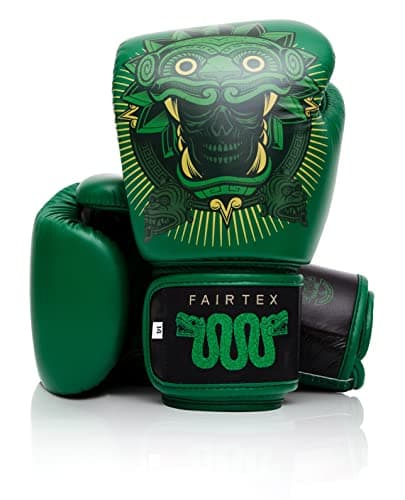 Fairtex Resurrection Premium Muay Thai Boxing Gloves Limited Edition Design Collaboration with Tom Atencio Stylish Durable Syntek Leather Handcrafted MMA Kickboxing Gloves 8oz