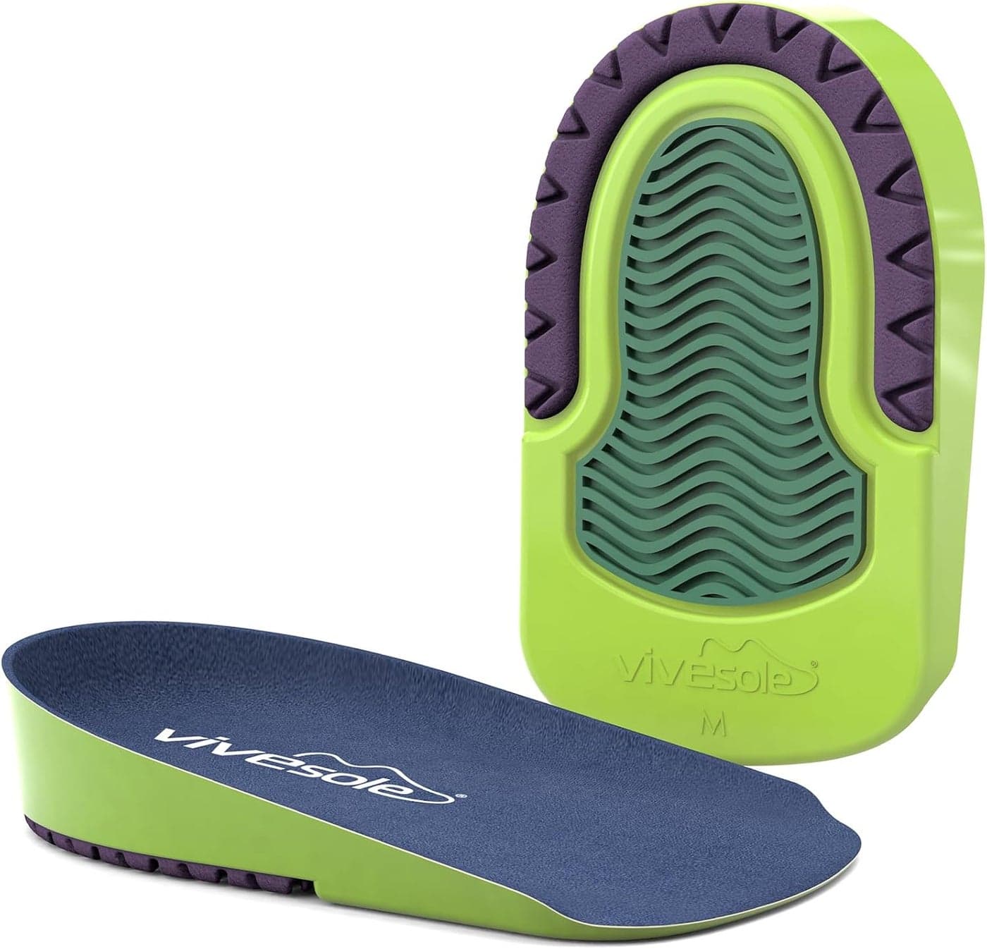 VIVEsole Gel Heel Cups for Pain Relief Pair Heavy Duty Cushions Shock Absorbing Pad Inserts for Shoes Men 85105 Women 912