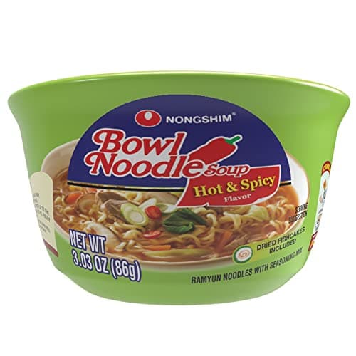 Nongshim HOT SPICY Noodle Soup 303 Ounce Pack of 1