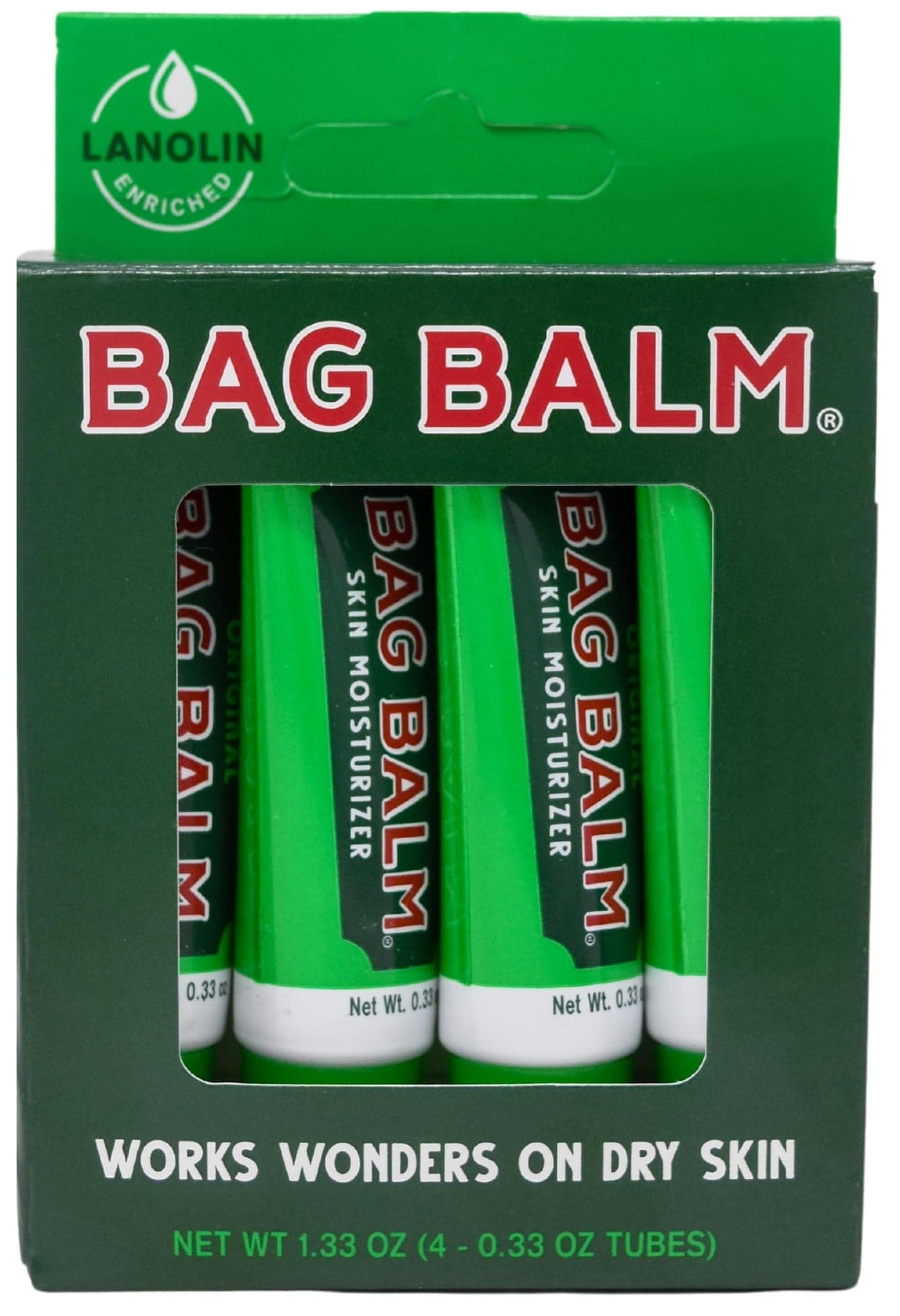 Bag Balm Lip Moisturizer Gift Box 033oz 4 Pack