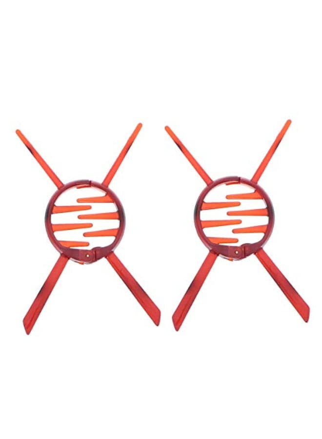 5 inch Tall Chopsticks for Hair Jaw Clip Clincher for Women Set of 2 Tortoise