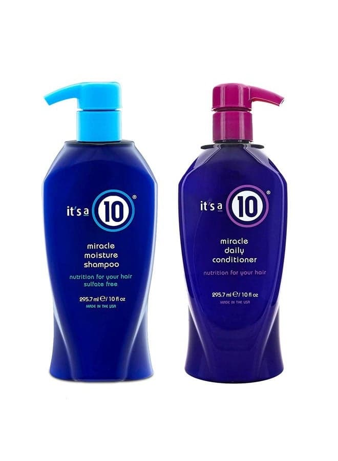 Miracle Daily 10 Oz. Shampoo and 10 Oz. Conditioner Combo Deal