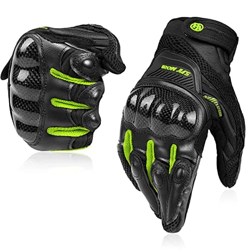 BORLENI Motorcycle Gloves Touch Screen for Men Women Padding Hard Knuckle Cycling Motorbike ATV Hiking Riding Climbing Glove