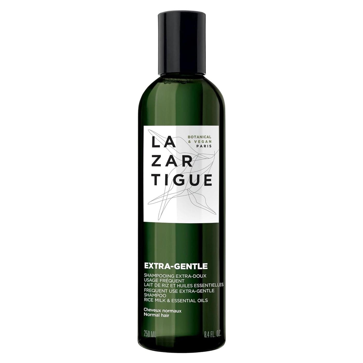 Lazartigue Extra Gentle Hair Shampoo Prevents Irritations Dandruff Enhances Strength Shine Vegan Sulfate and Silicone Free 84 floz