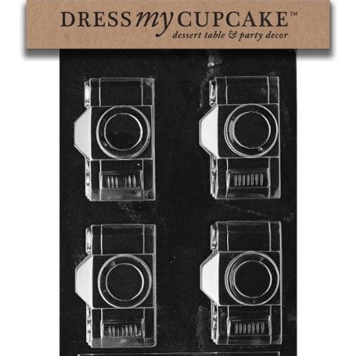 Dress My Cupcake Chocolate Candy Mold, Camera Flat Back