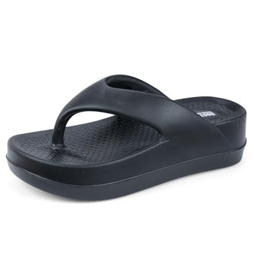 DOCTOR EXTRA SOFT Women’s EVA Flip Flop Slippers| Lightweight Comfortable Sandals| Thick Sole Cushion Slip-On, Waterproof Cloud Soft Platform Thong for Summer Beach, Pool & Indoor Outdoor Wear D-557