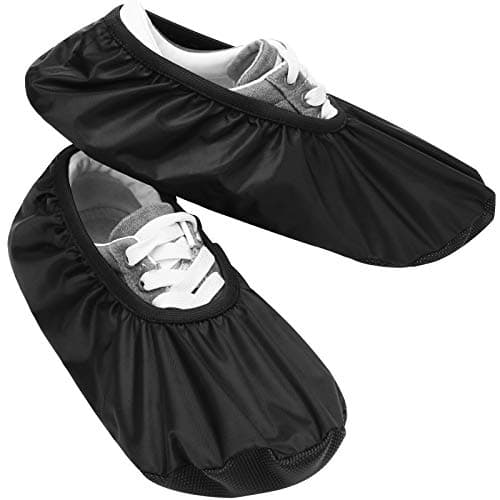 COITEK Bowling Shoe Covers, Shoe Protector Covers for Bowling Shoe Waterproof Reusable and Anti Slip (Large)