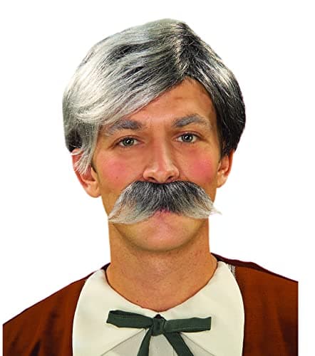 Rubies Geppetto Wig Moustache for Adults No Size
