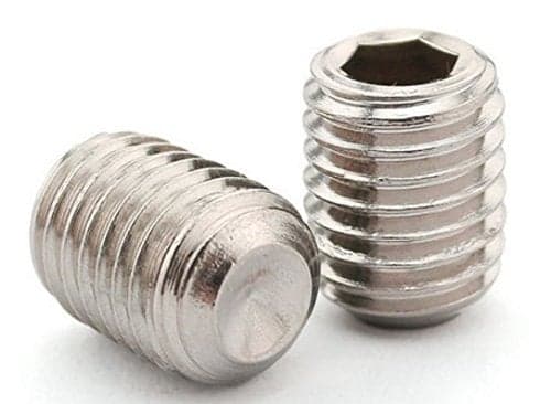 50Pcs M2.5 x 3mm Stainless Steel Hex Socket Set Grub Screws Headless Cup Point…