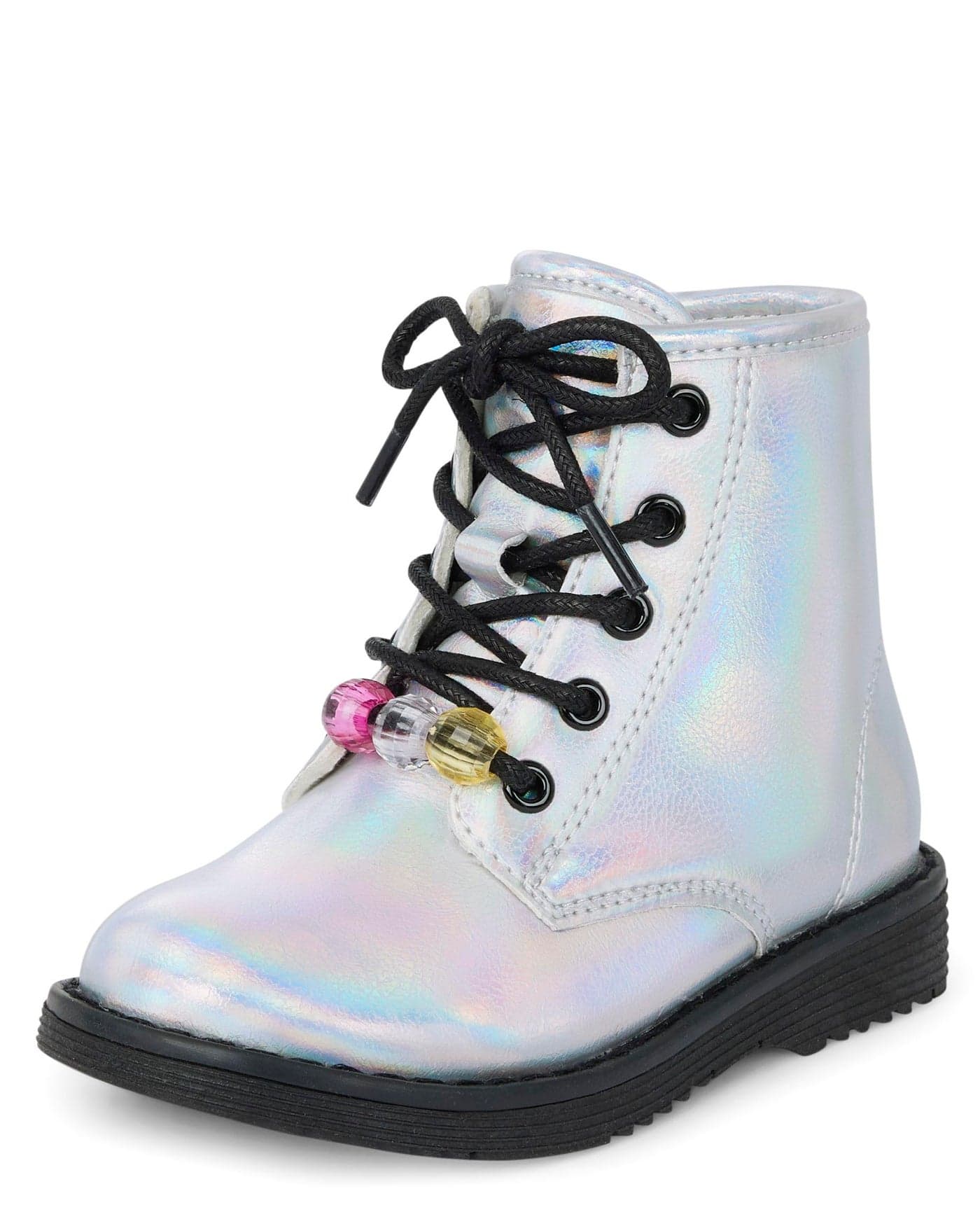 The Childrens PlaceBaby Girls and Toddler Lace Up Combat BootsToddler8