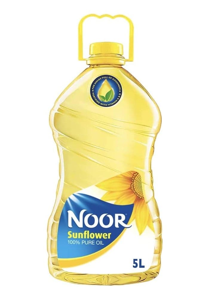 Noor 100% Pure Sunflower Oil - 5 Liters
