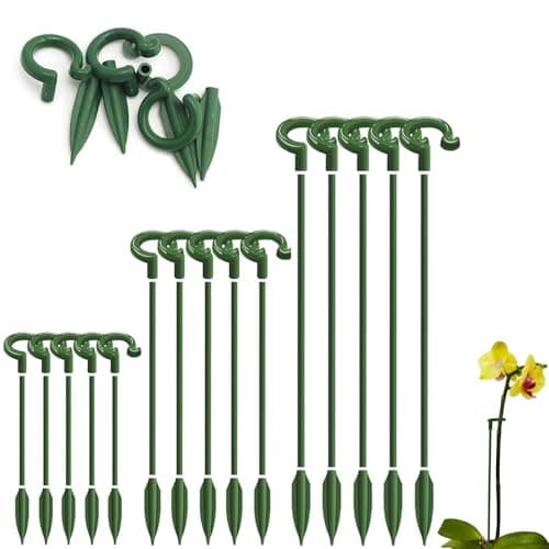 15 PCS Plant Support Sticks Climbing Plant Supporters Flower Support Stick Garden Sticks for Plants