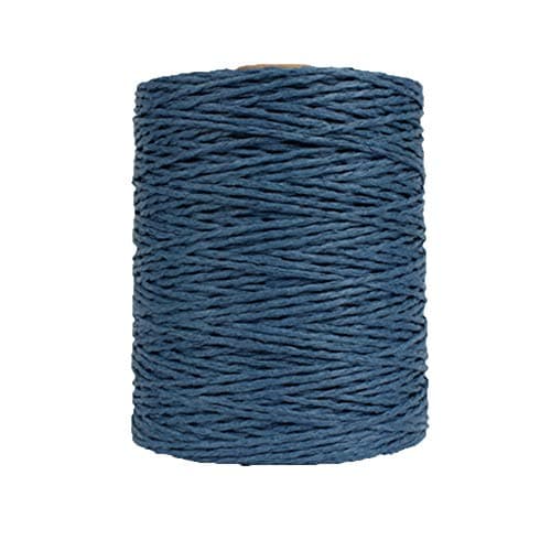 Natural Cotton Rayon Raffia Yarn Navy Blue Crochet Summer Sun Hat Beach Bag Yarns Straw Knitting Materials280 Meters306 Yards