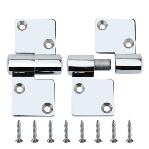 SHENGHUISS Lift Off Hinge Marine Grade 316 Stainless Steel Strap Hinge Boat Hatch Casting Hinges wFasteners for BoatRVsect Right x 2