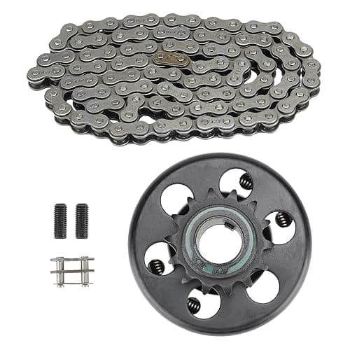 YOUXMOTO Go Kart Clutch 1" Bore 14 Tooth with #40/41/420 Chain, Centrifugal Clutch 14T for Go Kart Minibike and Fun Kart Engine 2-6.5 HP