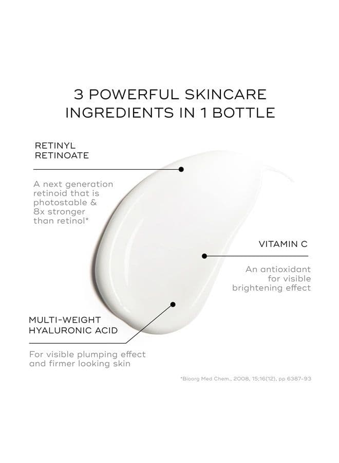 R-Retinoate Day & Night - Intensive Hydrating, Healing, Skin Plumping Vitamin A Serum - Reduces Fine Lines, Wrinkles, and Other Signs of Aging - Smoothing, Gentle Vitamin C Infusion - 1.7 oz