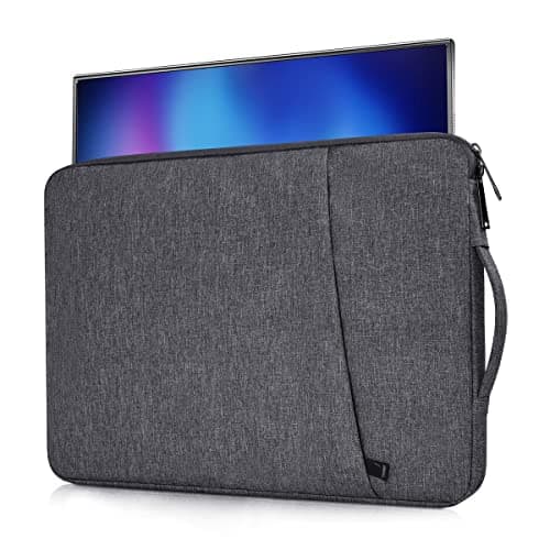 Portable Monitor Case Compatible with 18185 Inch Most Large Portable Monitor Protective Sleeve Storage Bag Space GreyNOT FIT 18 INCH Laptop