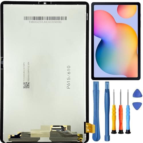 Foufinin for Samsung Galaxy Tablet S6 Lite Screen Replacement for Samsung Tab S6 Lite Screen Replacement SMP610U P610W P615U P615W P619U P619W LCD Display Touch Digitizer Assembly with Tools