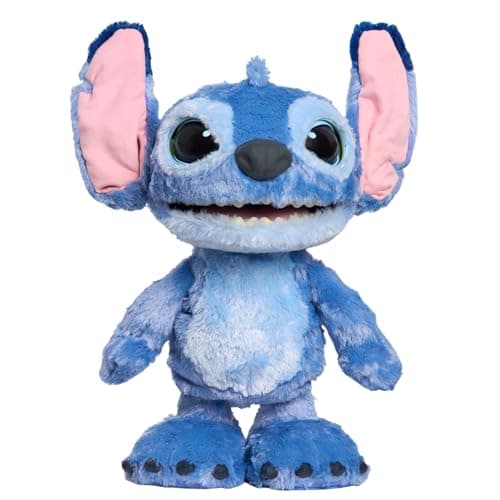 Disney Stitch Just Play Ultimate Interactive 17 Plush Toy 100 Sounds Reactions Inspired by Disneys LiveAction Lilo Stitch Film New Movie Toy for Fans Girls Boys Kids 3 and Up by