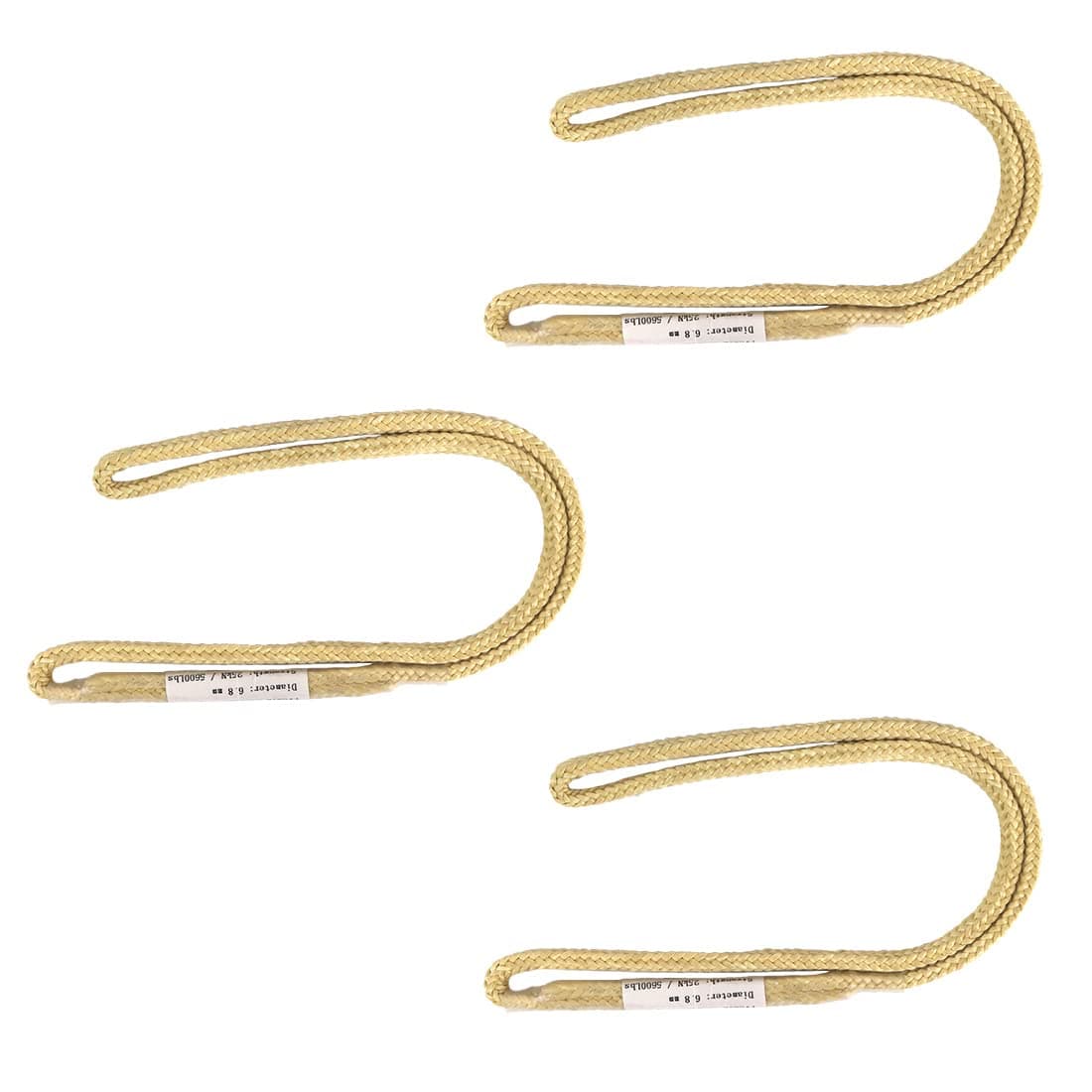 NewDoar 100 Kevlar Braided Friction Hitch5620 MBSPrusik Arborist Rope AbrasionFlame Resistant High Strength Rescue Rigging Hammocks3pcs