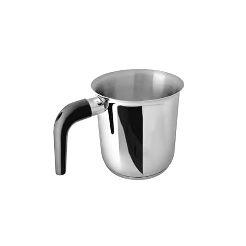 Embassy Stainless Steel ICB Milk Warmer - L Handle Size 12 | Pot 15.2 cm Diameter | 1.8 L Capacity