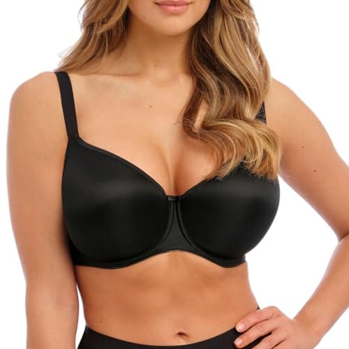Fantasie Women's Smoothing Seamless Balcony Bra, Black, 34G