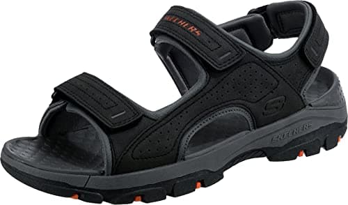 Skechers Men's Tresmen-garo Open Toe Water Sandal, Black, 13