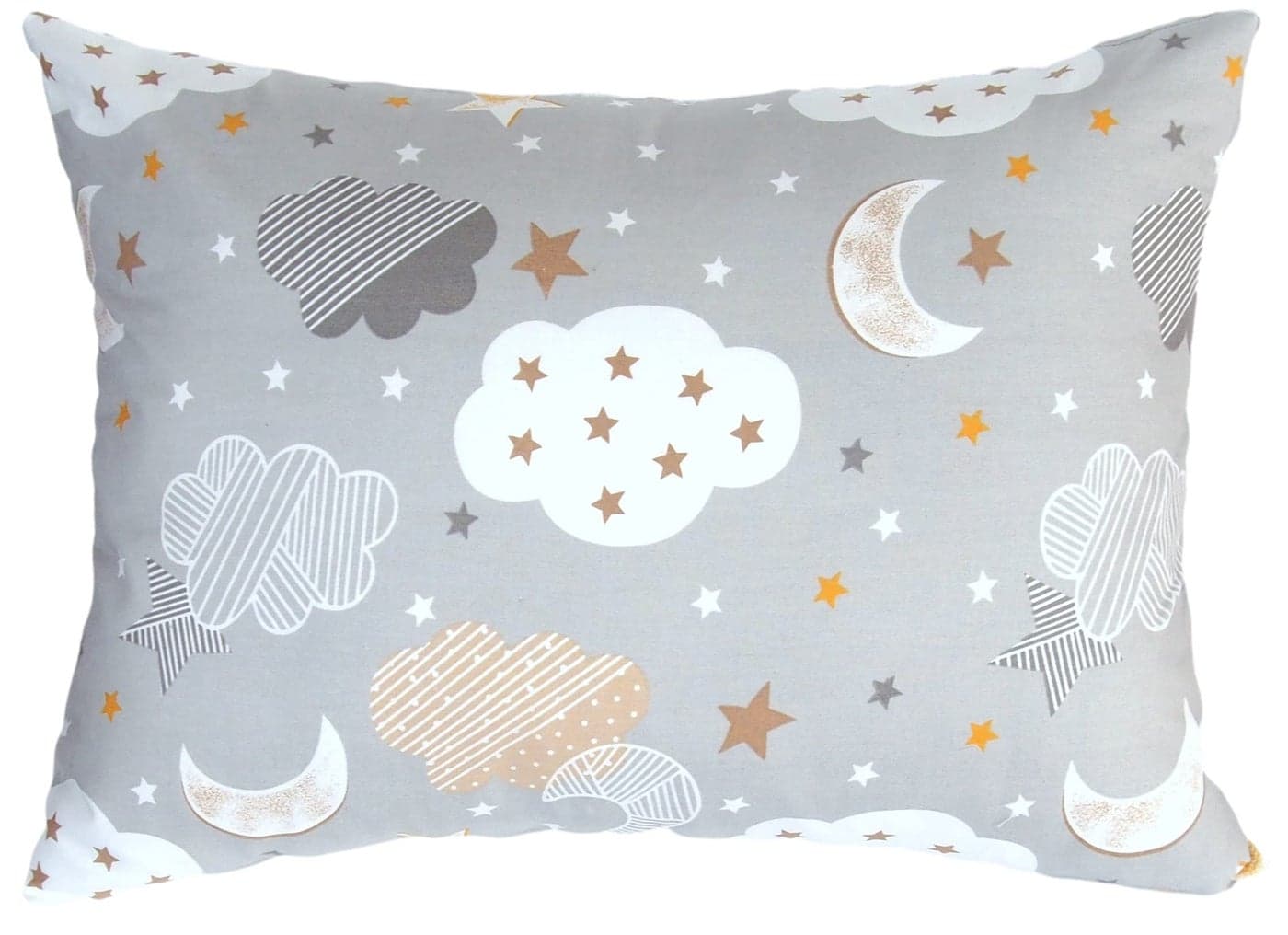 Toddler Pillowcases 13x18 Grey Cotton Toddler Pillowcase Star Moon Toddler Star Pillowcase Boy Mini Travel Pillow Case Cover Grey Moon Stars